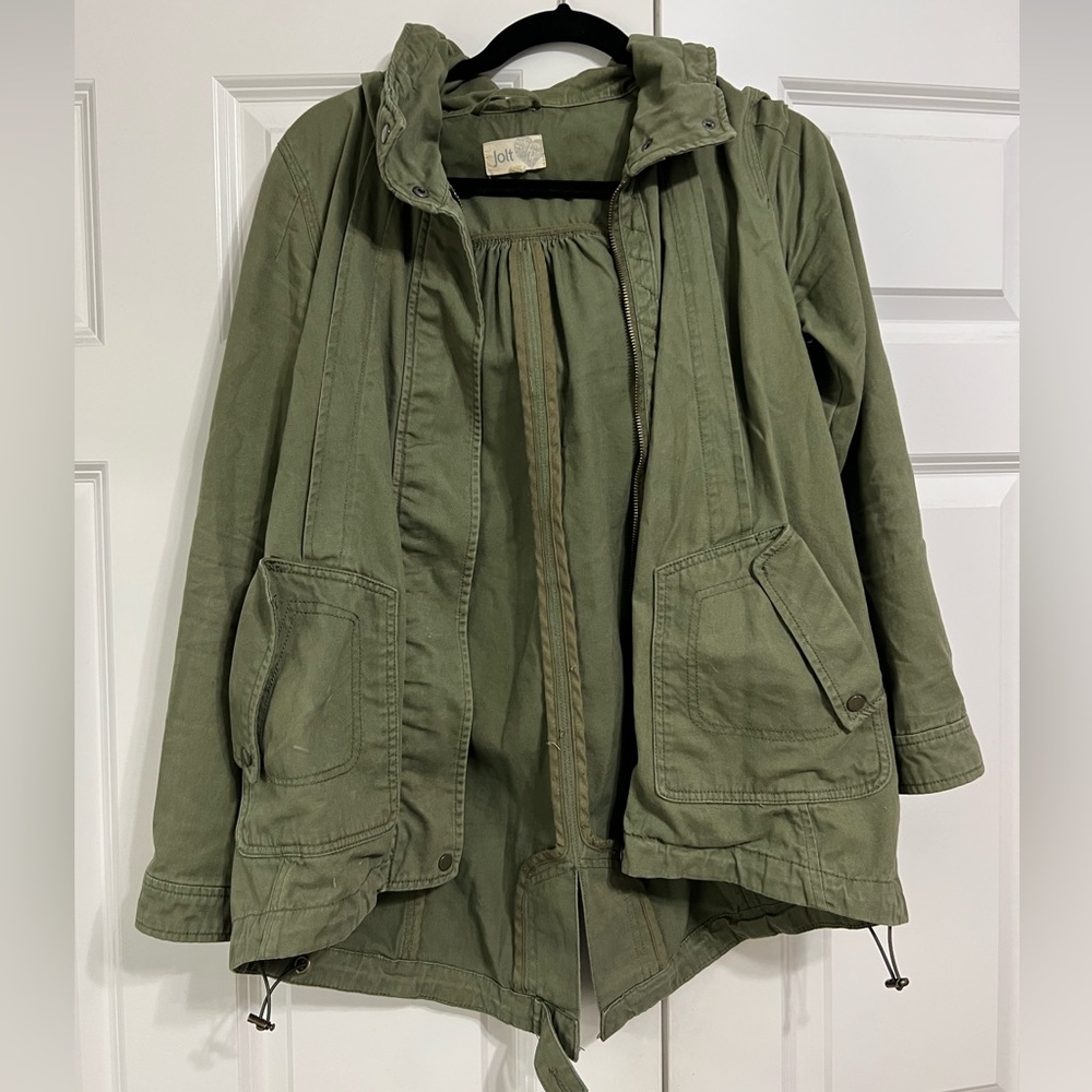 Olive Green Bomber Jacket